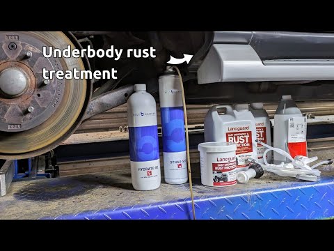 Vehicle underbody rust treatment (on a Mk4 Mitsubishi Shogun)