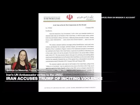 Iran accuses US and Israel of encouraging political destabilisation, inciting violence • FRANCE 24
