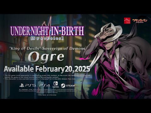 [UNI2]Ogre Reveal Trailer - UNDER NIGHT IN-BIRTH II Sys:Celes