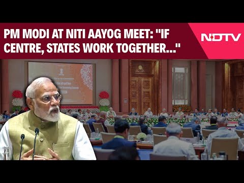 PM Modi At Niti Aayog Meet: "If Centre, States Work Together Like Team India..."