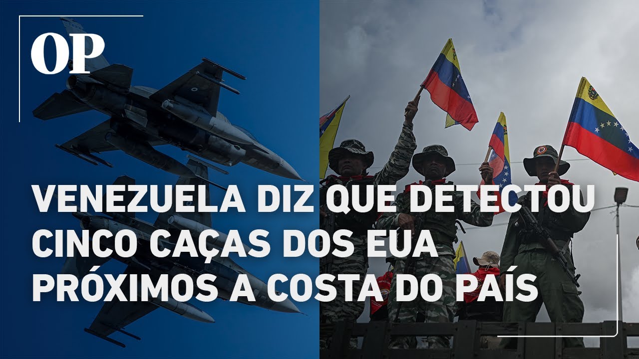 Governo da Venezuela afirma que detectou cinco caças dos EUA nas proximidades da costa do país