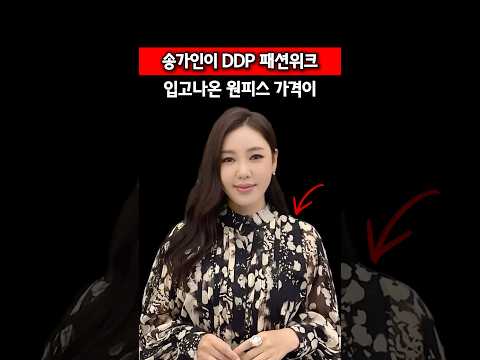 송가인이 ddp패션위크에 <strong>입고</strong> 나온 원피스 가격