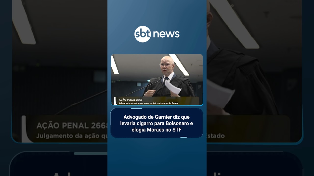 Advogado de Garnier diz que levaria cigarro para Bolsonaro e elogia Moraes no STF
