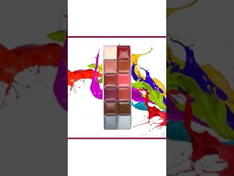 Best-seller: Ensemble de 6 Pinceaux + 12 Couleurs de Peinture à L'huile pour le Corps (2 Variantes)