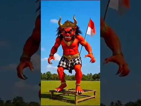 Ada ogoh ogoh bawa bendera #riaab22 #trendingshorts