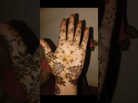 😍Amazing and simple asthetic mehndi design #mehndi #ytshorts #youtubefeed #viralshorts #henna #fypシ