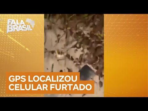 Casal monitora GPS e encontra celular furtado enterrado em praia no RJ