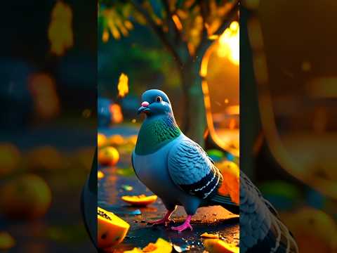 कबूतर ने पपीते का पौधा लगाया #aipigeon #aitranding #aimonkey #heat