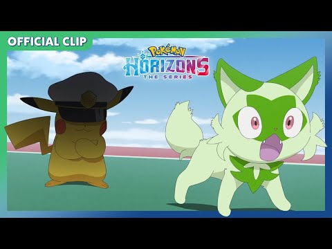 UK: Training with Captain Pikachu! | Pokémon Horizons: The Series | Official Clip