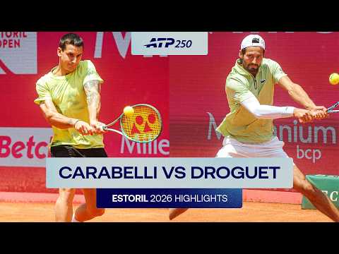Titouan Droguet vs Ugo Carabelli Highlights | Estoril 2026 Round 1