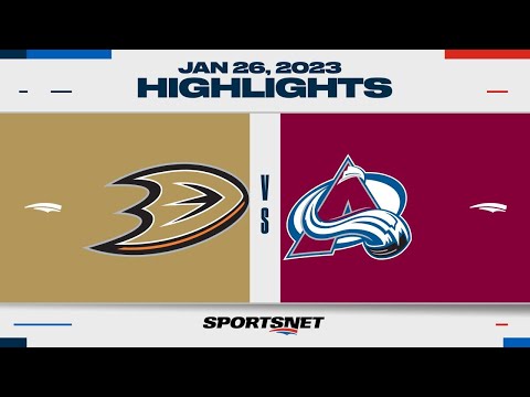 NHL. Highlights | Ducks vs. Avalanche - January 26, 2023