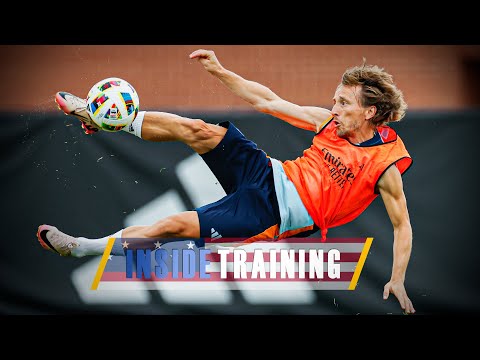 Final training session ahead of Barcelona! | Real Madrid Summer Tour