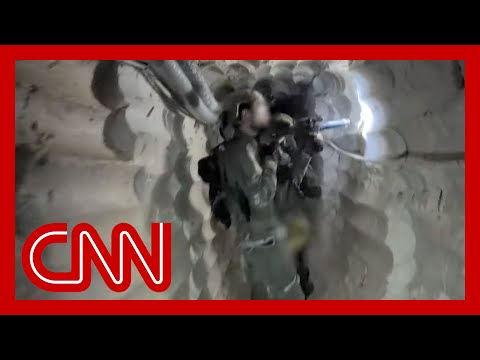 IDF releases footage showing underground tunnels in Lebanon