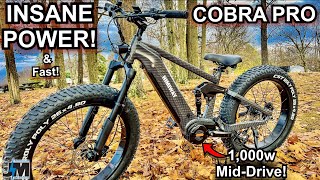Vido-Test : Himiway Cobra Pro 1,000w Mid-Drive E-Bike Review [] My most powerful Electric Bicycle and it?s fast!