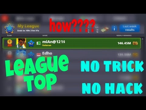 How to easy sapphire league top in 8 ball pool | no hack,no trick,no root | easy league top