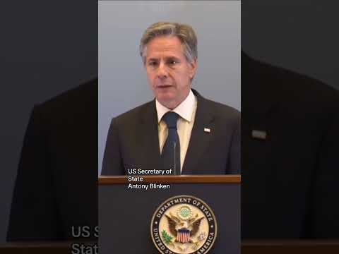 US Secretary of State Antony Blinken has seen photo of a 'baby riddled with bullets'
