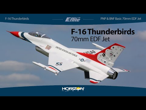 E-flite F-16 Thunderbirds 70mm EDF Jet PNP & BNF Basic with AS3X and SAFE Select - UCaZfBdoIjVScInRSvRdvWxA