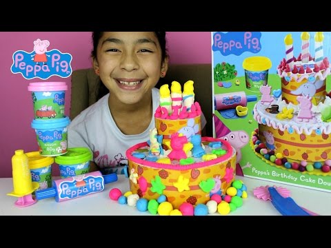 Tuesday Play Doh Peppa Pig Cake| Peppa's Birthday Dough Set | B2cutecupcakes - UCXa9irCtpM1t4l2cPuBKcQg