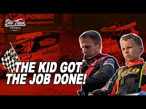 The KID Gets It Done! FIRST WIN Of The Season For BP3!! - dirt track racing video image