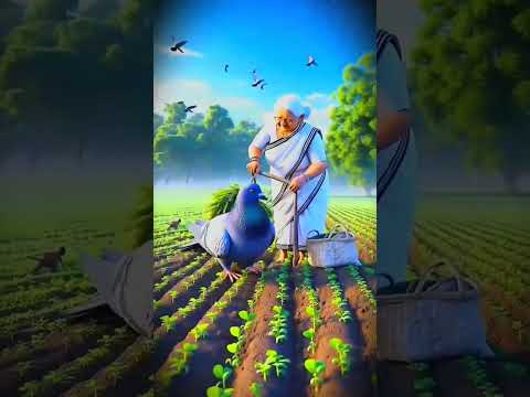 दादी और कबूतर घर बनते हैं #शॉर्ट्स #cartoon #hindi #hindistories ##kahani #motivation #वीडियो
