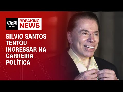 Silvio Santos tentou ingressar na carreira política | AGORA CNN - TARDE I