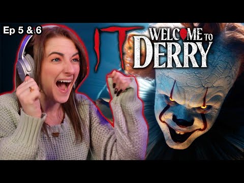 hardcore fangirling over pennywise 🤡  | IT: WELCOME TO DERRY (Ep. 5 & 6) Reaction
