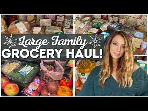 Large Family Grocery Haul | Cheap & Easy Recipes | Vlogmas