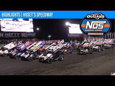 World of Outlaws NOS Energy Drink Sprint Cars | Huset’s Speedway | June 21, 2025 | HIGHLIGHTS - dirt track racing video image