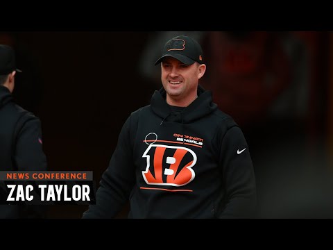 Zac Taylor News Conference | Cincinnati Bengals video clip