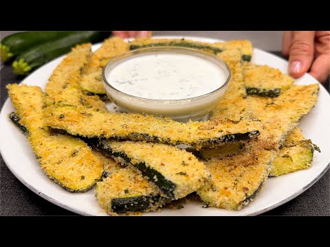 These are so delicious! I cook them almost every day! Zucchini recipe in a few minutes! No frying!