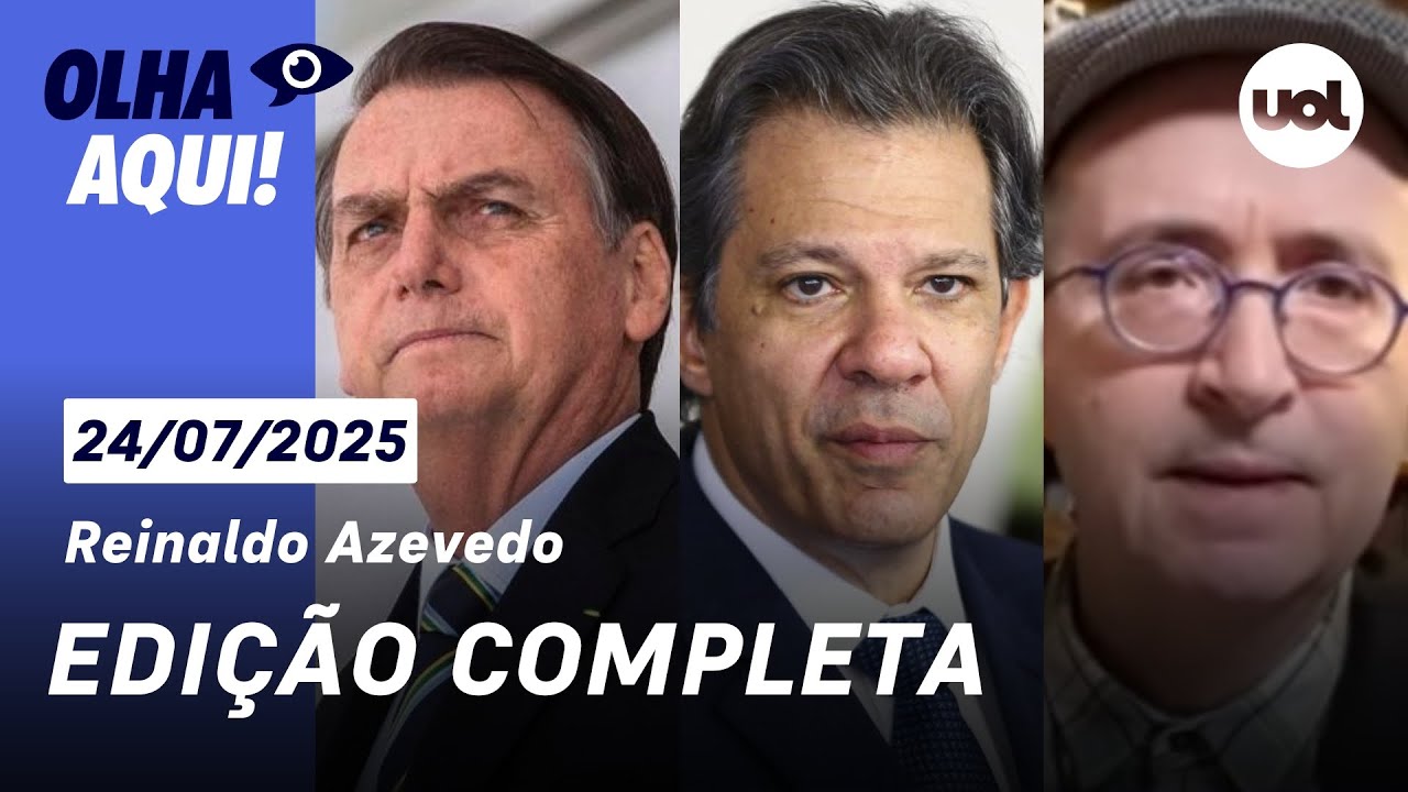 Reinaldo ao vivo Moraes descarta prisão de Bolsonaro caso Eduardo no STF Haddad x tarifaço e+