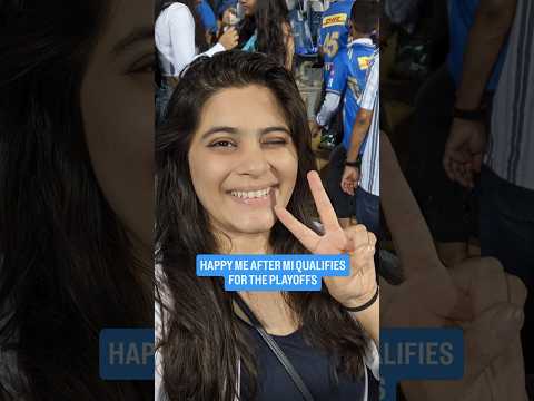 Mumbai Indians qualified for IPL PLAYOFFS 2025 #ipl2025 #mumbaiindians