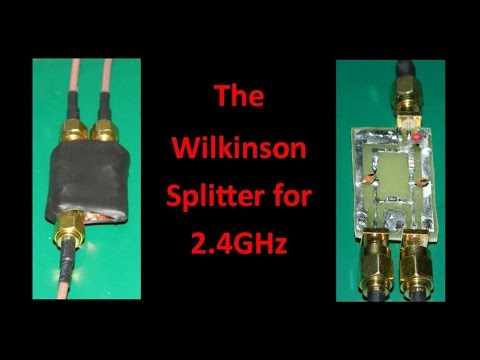 The Wilkinson Splitter for 2 4GHz - UCHqwzhcFOsoFFh33Uy8rAgQ