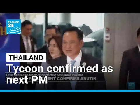 Conservative Thai tycoon wins parliament vote to become PM • FRANCE 24 English