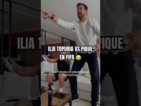 Topuria y Piqué jugando al FIFA 😂🔥