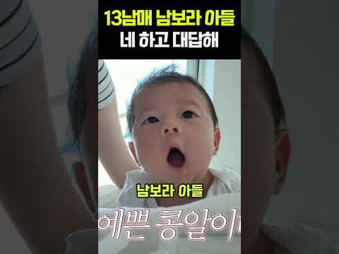 13남매 남보라 아들 <strong>네</strong> 하고 대답해