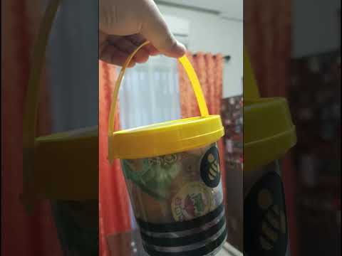 NO TRENDY BACKGROUND SOUNDS • Just REVAMPING a TIANLALA bucket into a candy bucket treat for 🎃 #fyp