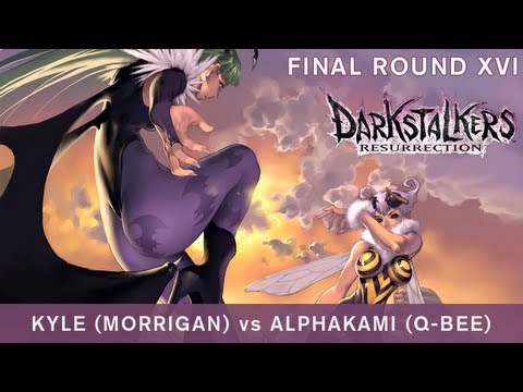 Kyle (Morrigan) vs Alphakami (Q-Bee) - Darkstalkers Resurrection - Final Round XVI - UC3z983eBiOXHeS7ydgbbL_Q