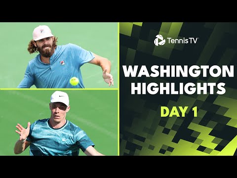 Shapovalov Takes On Bautista Agut; Opelka & Coric In Action | Washington 2024 Day 1 Highlights