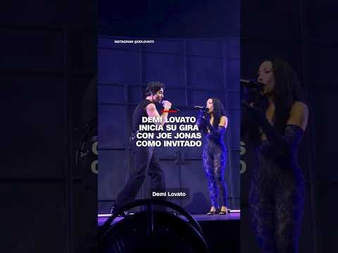 Demi Lovato inicia su gira con Joe Jonas como invitado