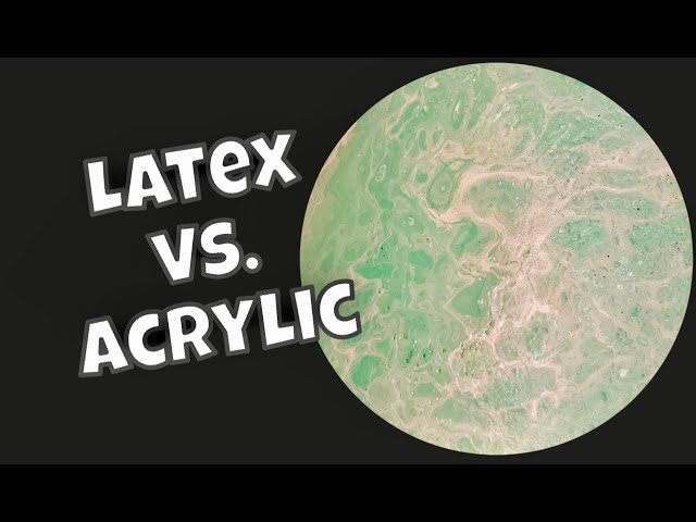 Can You Paint Latex Over Acrylic?