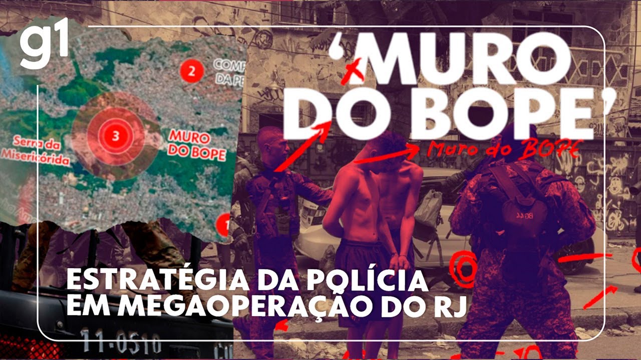 Muro do Bope entenda estratégia da polícia em megaoperação mais letal do Rio de Janeiro  TV Online Muro do Bope entenda estratégia da polícia em megaoperação mais letal do Rio de Janeiro