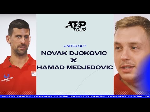 Inspiring the Next Generation: Novak Djokovic 🤝 Hamad Medjedovic