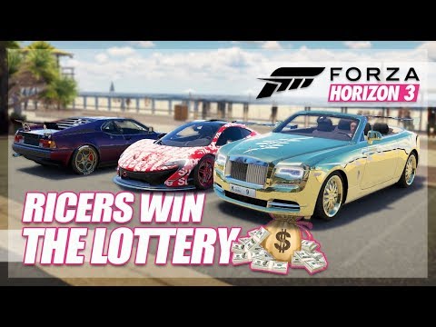 Forza Horizon 3 - Ricers Win The Lottery Challenge! (Funny Moments) - UC8K5GixLedebI8QGFEgtPKA