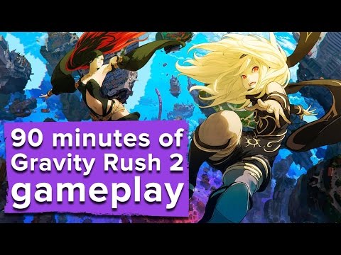 90 minutes of Gravity Rush 2 PS4 gameplay - Chapter 2 - UCciKycgzURdymx-GRSY2_dA