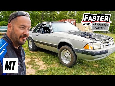 Supercharged '91 Mustang vs. Lyle Barnett's ?Beer Money? Mustang! | Faster with Newbern & Cotten