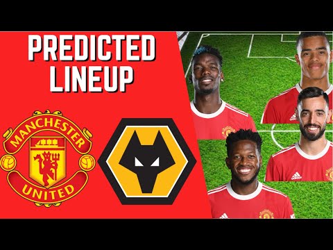 PREDICTED LINEUP - MANCHESTER UNITED VS WOLVERHAMPTON WANDERERS - PREMIER LEAGUE 2021/22!
