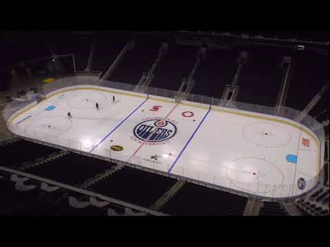 2024 Edmonton Oilers Ice Install