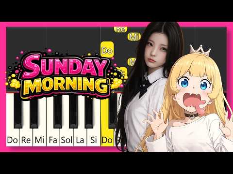 ILLIT - Sunday Morning - Tis’ Time for Torture Princess 2 - TUTORIAL DE PIANO FÁCIL