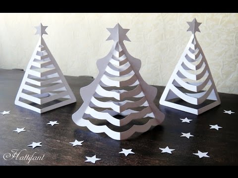 Hattifant - 3D Paper Christmas Tree | 3D Christmas Tree with Paper - includes FREE templates - UCwQKMASp2XKU6V3MX66Ws9g